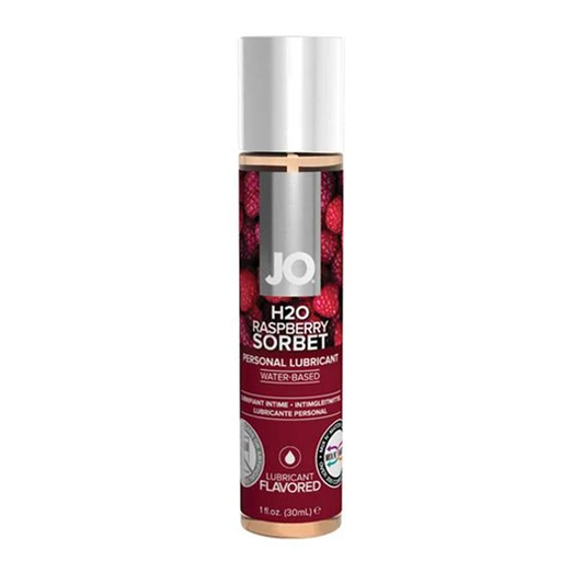 JO H2O Flavoured Lubricant Raspberry 1oz – Rechargeable, Discreet, Intimate Wellness Accessory – Quiet, Rechargeable, Waterproof, Couples & Solo Use, Discreet Intimate Wellness Accessory