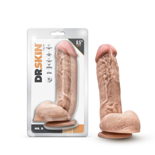 Dr Skin - Mr D - 8.5" personal massager w/ Balls – Rechargeable, Discreet, Intimate Wellness Accessory – Quiet, Rechargeable, Waterproof, Couples & Solo Use, Discreet Intimate Wellness Accessory