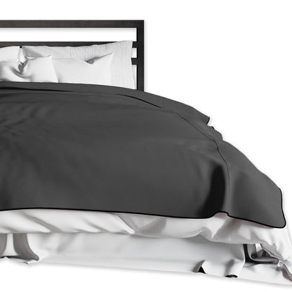 Fascinator Lush Throw  Black Microvelvet - King Size – Rechargeable, Discreet, Intimate Wellness Accessory – Quiet, Rechargeable, Waterproof, Couples & Solo Use, Discreet Intimate Wellness Accessory