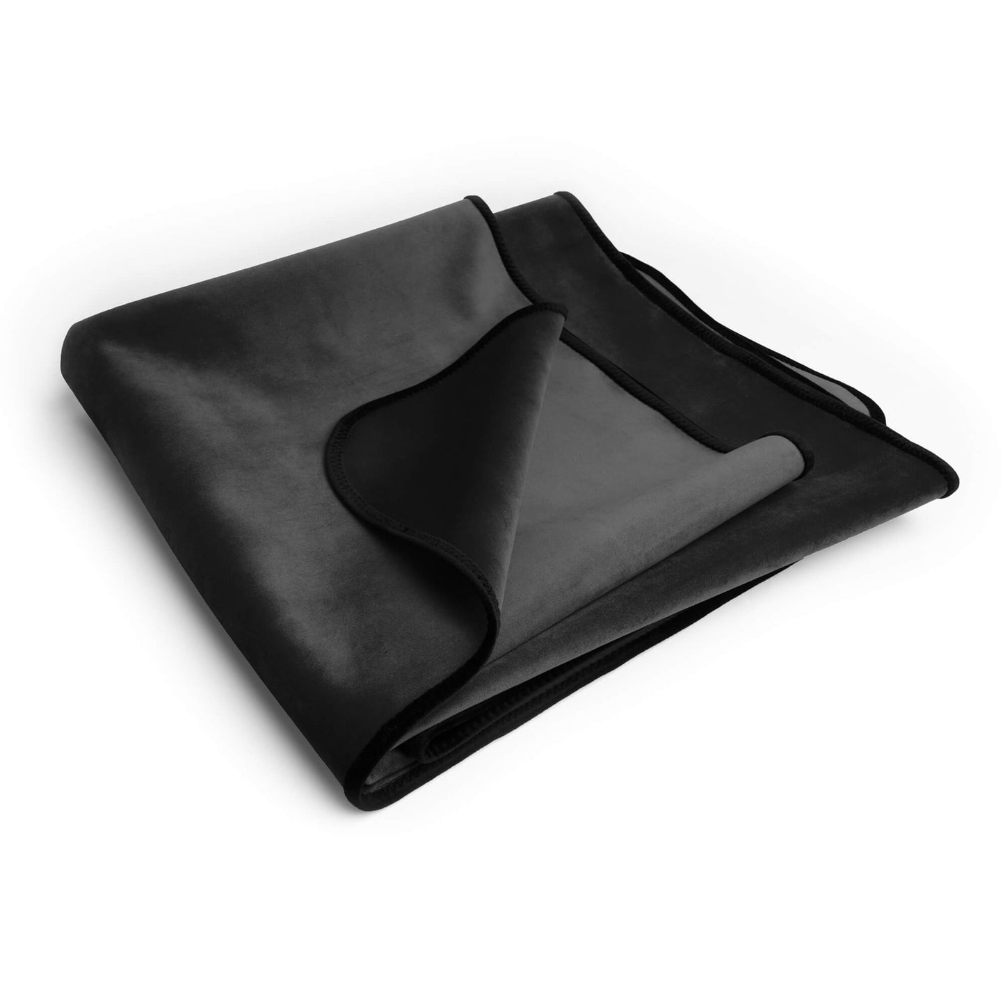 Fascinator Lush Throw  Black Microvelvet - King Size – Rechargeable, Discreet, Intimate Wellness Accessory – Quiet, Rechargeable, Waterproof, Couples & Solo Use, Discreet Intimate Wellness Accessory