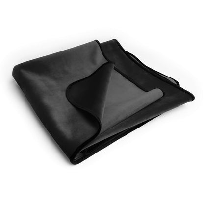 Fascinator Lush Throw  Black Microvelvet - King Size – Rechargeable, Discreet, Intimate Wellness Accessory – Quiet, Rechargeable, Waterproof, Couples & Solo Use, Discreet Intimate Wellness Accessory
