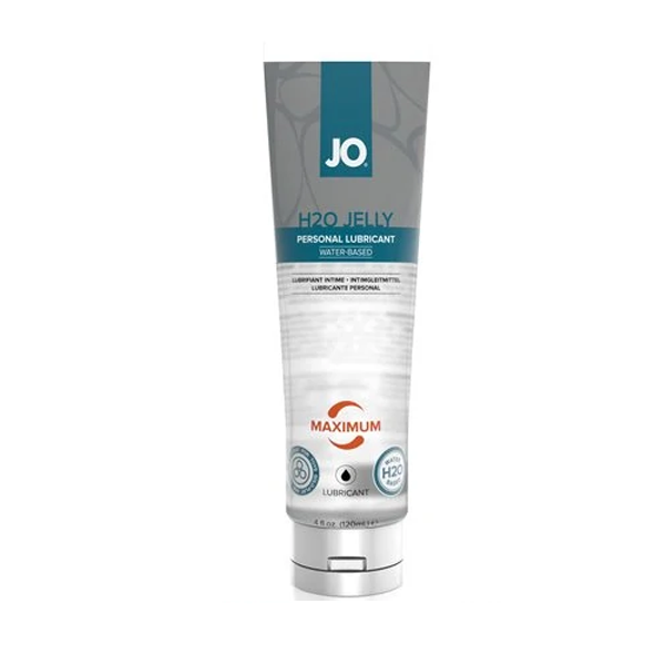 JO H2O Jelly-Maximum Lubricant 4 fl oz – Rechargeable, Discreet, Intimate Wellness Accessory – Quiet, Rechargeable, Waterproof, Couples & Solo Use, Discreet Intimate Wellness Accessory