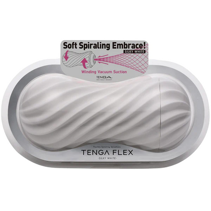 FLEX Silky White – Rechargeable, Discreet, Intimate Wellness Accessory – Quiet, Rechargeable, Waterproof, Couples & Solo Use, Discreet Intimate Wellness Accessory