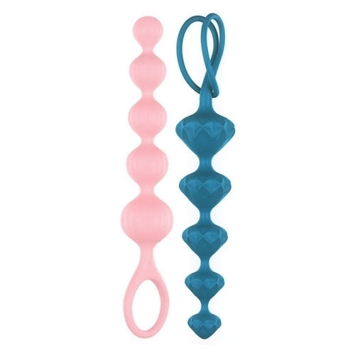 Love Beads (set of 2)(Colored) - pink – Rechargeable, Discreet, Intimate Wellness Accessory – Quiet, Rechargeable, Waterproof, Couples & Solo Use, Discreet Intimate Wellness Accessory