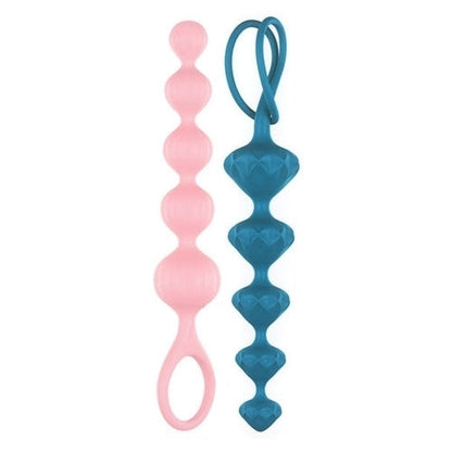 Love Beads (set of 2)(Colored) - pink – Rechargeable, Discreet, Intimate Wellness Accessory – Quiet, Rechargeable, Waterproof, Couples & Solo Use, Discreet Intimate Wellness Accessory