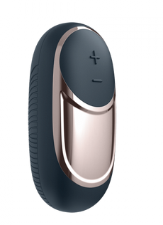 Dark Desire - Dark Blue, Brass – Rechargeable, Discreet, Intimate Wellness Accessory – Quiet, Rechargeable, Waterproof, Couples & Solo Use, Discreet Intimate Wellness Accessory