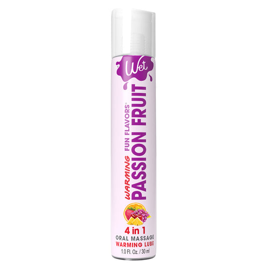 Fun Flavours Passion Fruit 1 Fl. Oz. / 30 ml – Rechargeable, Discreet, Intimate Wellness Accessory – Quiet, Rechargeable, Waterproof, Couples & Solo Use, Discreet Intimate Wellness Accessory