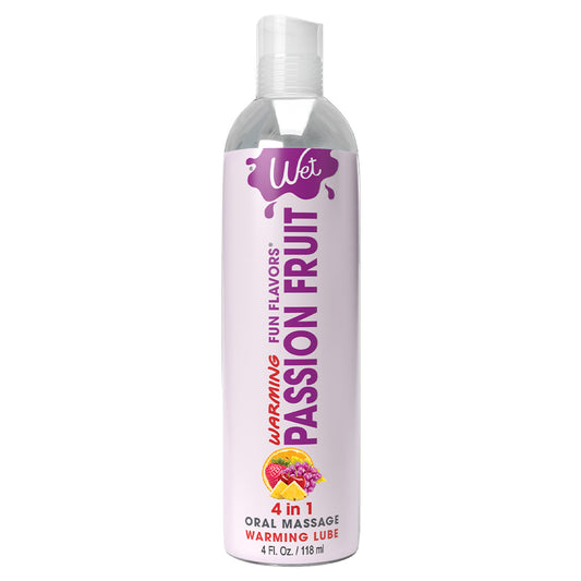 Fun Flavours Passion Fruit 4 Fl. Oz. / 118 ml – Rechargeable, Discreet, Intimate Wellness Accessory – Quiet, Rechargeable, Waterproof, Couples & Solo Use, Discreet Intimate Wellness Accessory