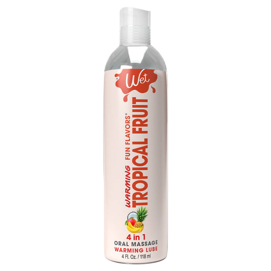 Fun Flavours Tropical Explosion 4 Fl. Oz. / 118 ml – Rechargeable, Discreet, Intimate Wellness Accessory – Quiet, Rechargeable, Waterproof, Couples & Solo Use, Discreet Intimate Wellness Accessory