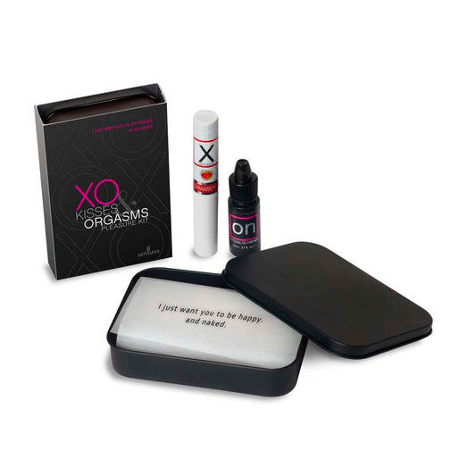 XO Kisses and Orgasms Pleasure Kit * – Rechargeable, Discreet, Intimate Wellness Accessory – Quiet, Rechargeable, Waterproof, Couples & Solo Use, Discreet Intimate Wellness Accessory