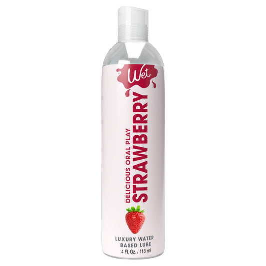 Strawberry 4 Fl. Oz. / 118 ml – Rechargeable, Discreet, Intimate Wellness Accessory – Quiet, Rechargeable, Waterproof, Couples & Solo Use, Discreet Intimate Wellness Accessory