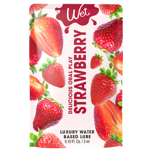 Strawberry 0.10 Fl. Oz. / 3 ml – Rechargeable, Discreet, Intimate Wellness Accessory – Quiet, Rechargeable, Waterproof, Couples & Solo Use, Discreet Intimate Wellness Accessory