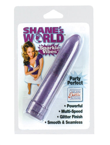 Shanes World Sparkle Vibes - Purple – Rechargeable, Discreet, Intimate Wellness Accessory – Quiet, Rechargeable, Waterproof, Couples & Solo Use, Discreet Intimate Wellness Accessory