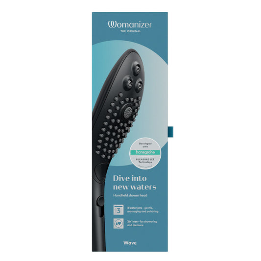 Wave - Black – Rechargeable, Discreet, Intimate Wellness Accessory – Quiet, Rechargeable, Waterproof, Couples & Solo Use, Discreet Intimate Wellness Accessory