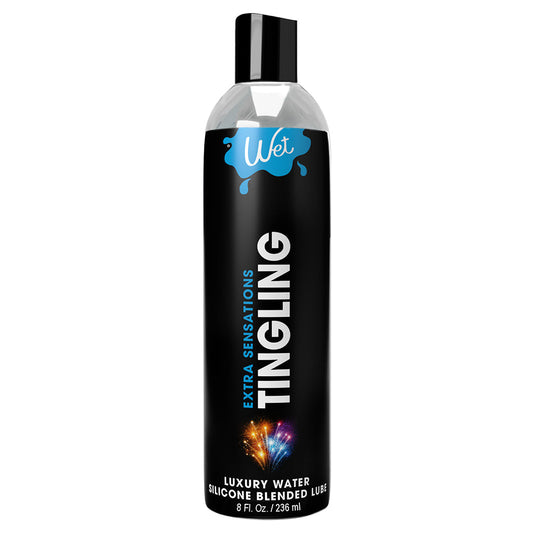 Tingling 8 Fl. Oz. / 236 ml – Rechargeable, Discreet, Intimate Wellness Accessory – Quiet, Rechargeable, Waterproof, Couples & Solo Use, Discreet Intimate Wellness Accessory