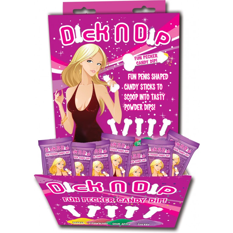Dick 'n' Dip Display - 40pc – Rechargeable, Discreet, Intimate Wellness Accessory – Quiet, Rechargeable, Waterproof, Couples & Solo Use, Discreet Intimate Wellness Accessory