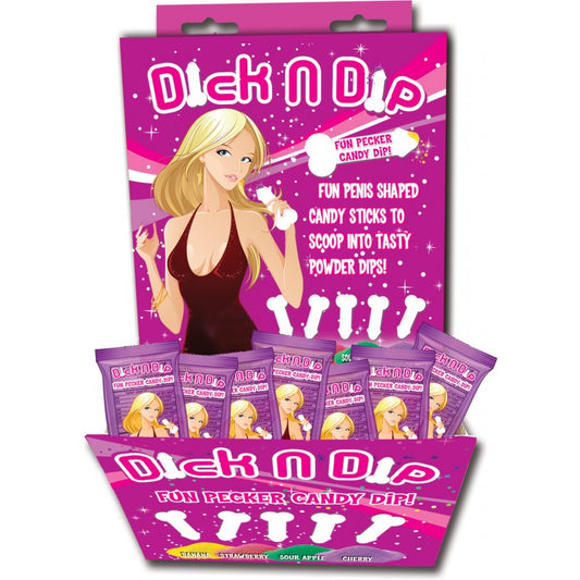 Dick 'n' Dip Display - 40pc – Rechargeable, Discreet, Intimate Wellness Accessory – Quiet, Rechargeable, Waterproof, Couples & Solo Use, Discreet Intimate Wellness Accessory