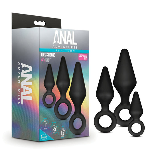 backdoor Adventure - Silicone Loop Plug Kit – Rechargeable, Discreet, Intimate Wellness Accessory – Quiet, Rechargeable, Waterproof, Couples & Solo Use, Discreet Intimate Wellness Accessory
