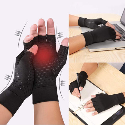 Compression Arthritis Glove Unisex Joint Pain Relief Half Finger Brace – Rechargeable, Discreet, Intimate Wellness Accessory – Quiet, Rechargeable, Waterproof, Couples & Solo Use, Discreet Intimate Wellness Accessory