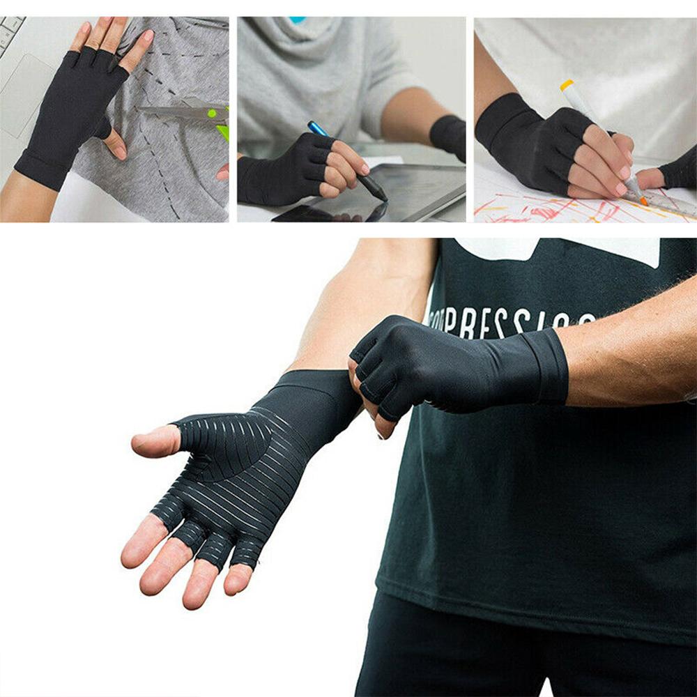 Compression Arthritis Glove Unisex Joint Pain Relief Half Finger Brace – Rechargeable, Discreet, Intimate Wellness Accessory – Quiet, Rechargeable, Waterproof, Couples & Solo Use, Discreet Intimate Wellness Accessory