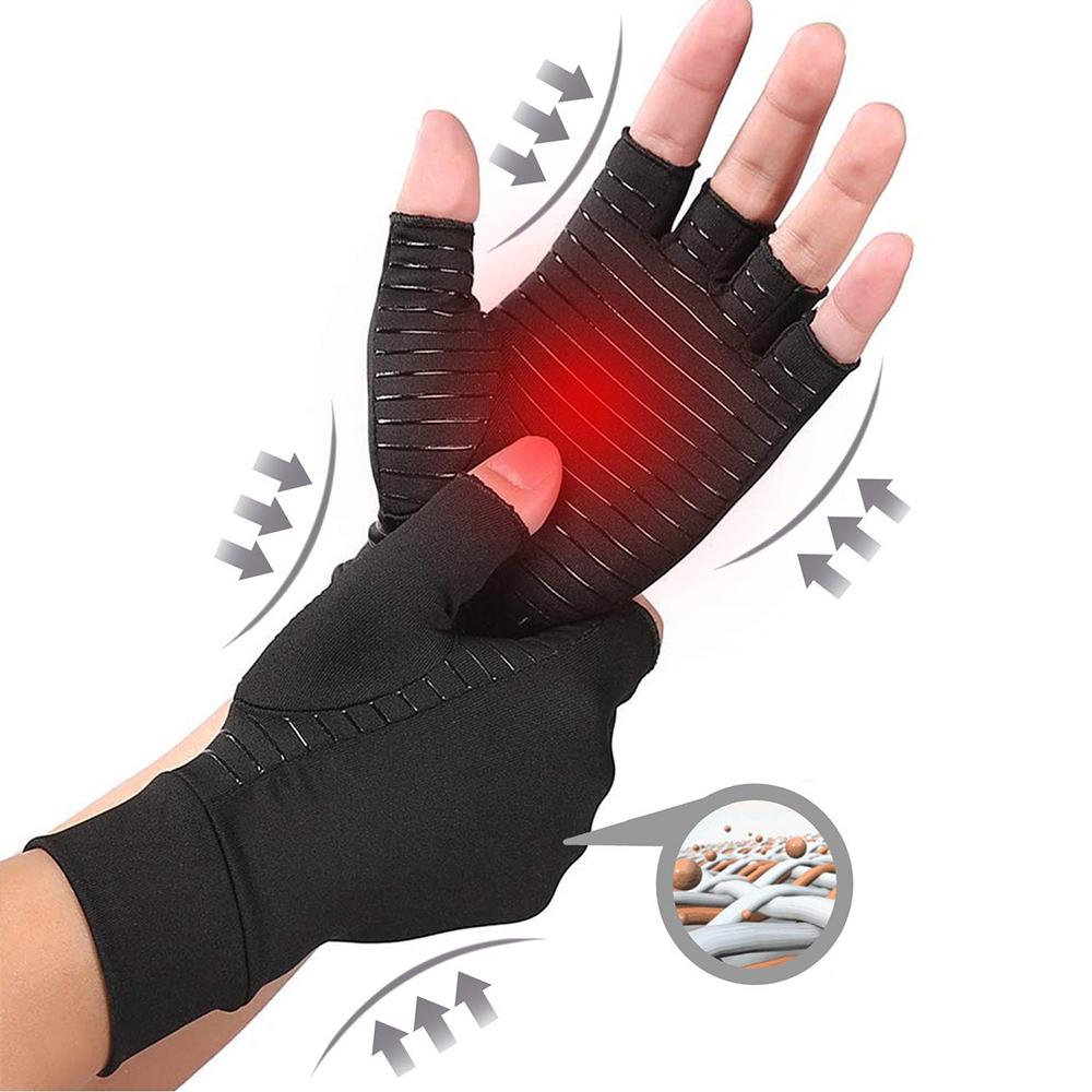 Compression Arthritis Glove Unisex Joint Pain Relief Half Finger Brace – Rechargeable, Discreet, Intimate Wellness Accessory – Quiet, Rechargeable, Waterproof, Couples & Solo Use, Discreet Intimate Wellness Accessory