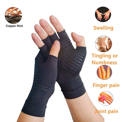 Compression Arthritis Glove Unisex Joint Pain Relief Half Finger Brace – Rechargeable, Discreet, Intimate Wellness Accessory – Quiet, Rechargeable, Waterproof, Couples & Solo Use, Discreet Intimate Wellness Accessory