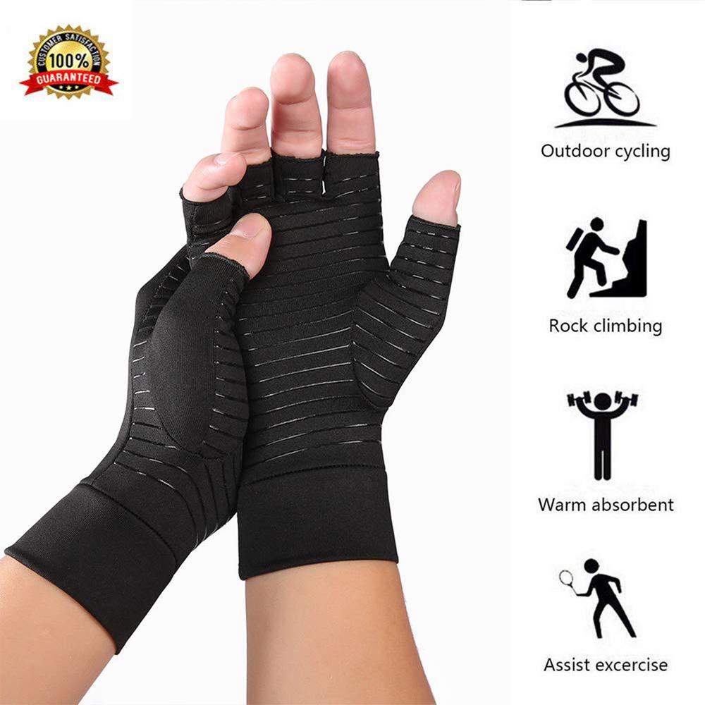 Compression Arthritis Glove Unisex Joint Pain Relief Half Finger Brace – Rechargeable, Discreet, Intimate Wellness Accessory – Quiet, Rechargeable, Waterproof, Couples & Solo Use, Discreet Intimate Wellness Accessory