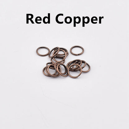 100-200Pcs/Lot 3-8mm Single Loop Open Jump Rings Split Rings Connectors For Jewelry Making Supplies Diy Handmade Accessories