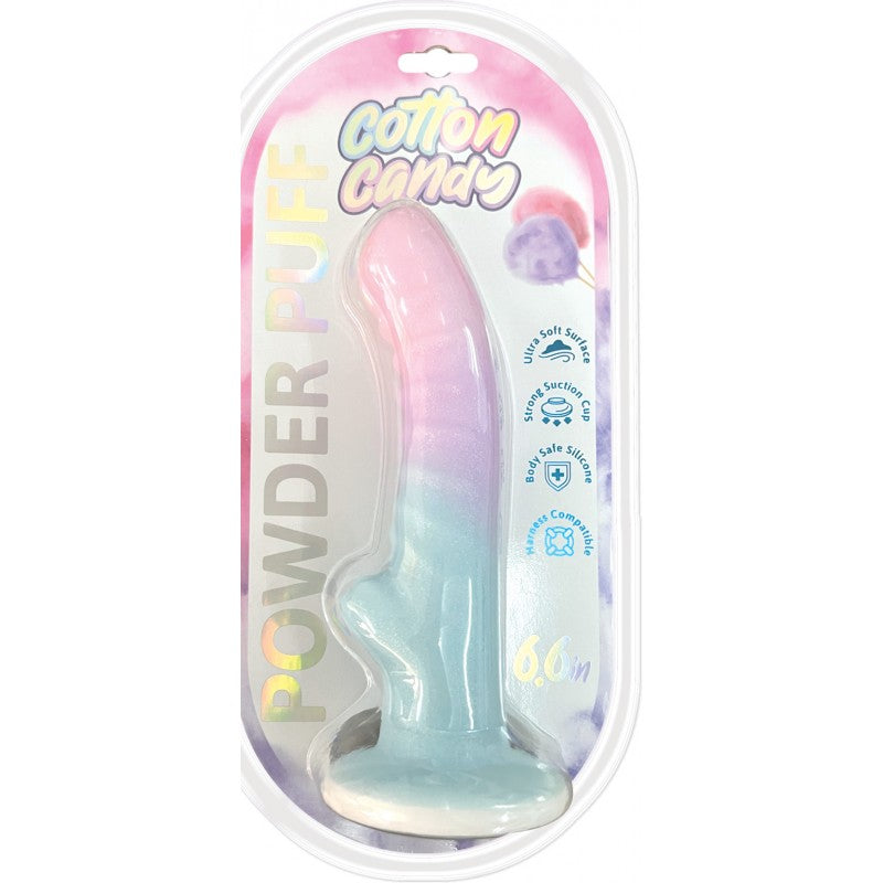 Cotton Candy - Powder Puff 6.5" – Rechargeable, Discreet, Intimate Wellness Accessory – Quiet, Rechargeable, Waterproof, Couples & Solo Use, Discreet Intimate Wellness Accessory