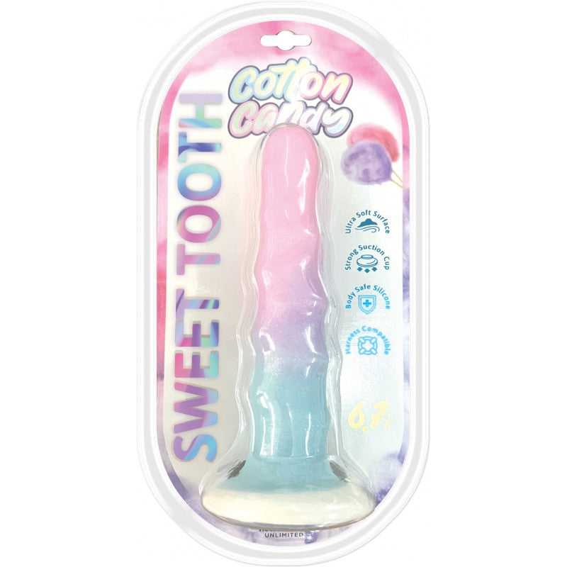 Cotton Candy - Sweet Tooth 6.7" – Rechargeable, Discreet, Intimate Wellness Accessory – Quiet, Rechargeable, Waterproof, Couples & Solo Use, Discreet Intimate Wellness Accessory