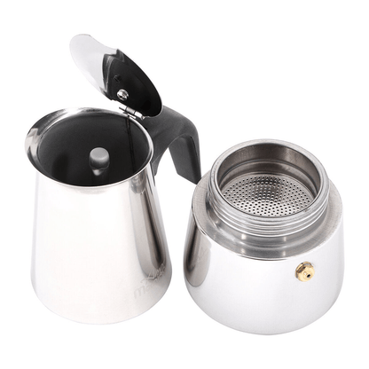 Any Morning Stovetop Espresso Maker Stainless Steel Percolator Coffee