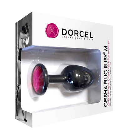 Geisha Plug Ruby Medium – Rechargeable, Discreet, Intimate Wellness Accessory – Quiet, Rechargeable, Waterproof, Couples & Solo Use, Discreet Intimate Wellness Accessory