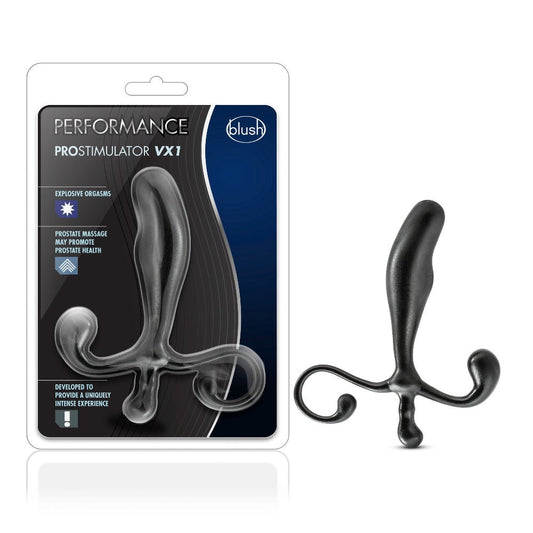Performance Prostimulator VX1- Black – Rechargeable, Discreet, Intimate Wellness Accessory – Quiet, Rechargeable, Waterproof, Couples & Solo Use, Discreet Intimate Wellness Accessory