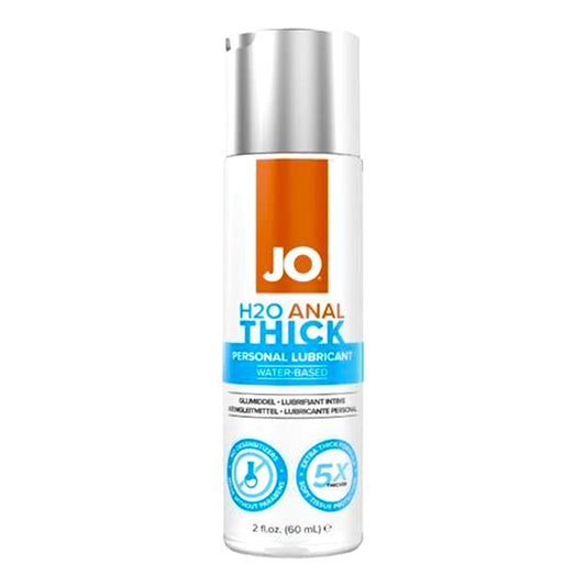 JO H2O backdoor Thick - 2 oz / 60 mL – Rechargeable, Discreet, Intimate Wellness Accessory – Quiet, Rechargeable, Waterproof, Couples & Solo Use, Discreet Intimate Wellness Accessory
