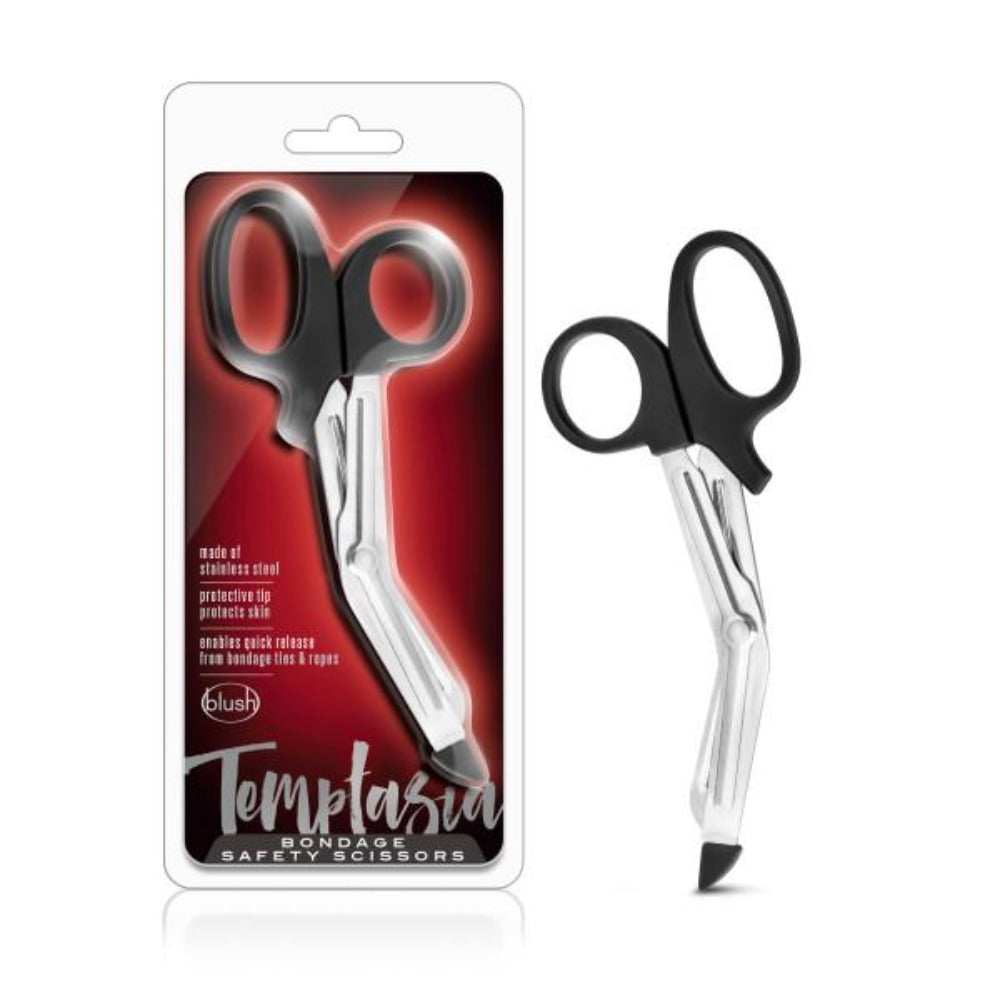 Temptasia - Safety Scissors - Black – Rechargeable, Discreet, Intimate Wellness Accessory – Quiet, Rechargeable, Waterproof, Couples & Solo Use, Discreet Intimate Wellness Accessory