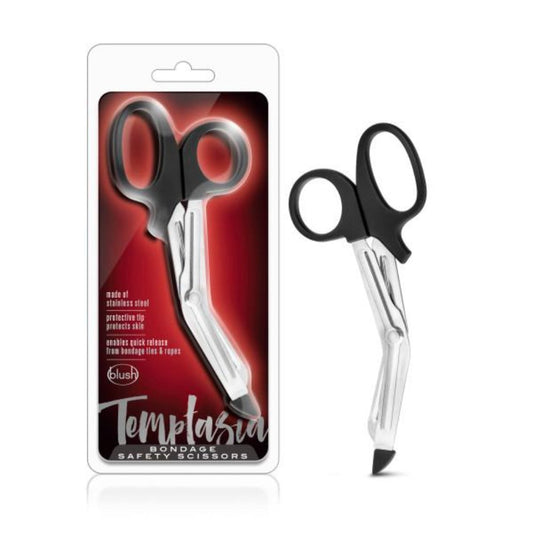 Temptasia - Safety Scissors - Black – Rechargeable, Discreet, Intimate Wellness Accessory – Quiet, Rechargeable, Waterproof, Couples & Solo Use, Discreet Intimate Wellness Accessory