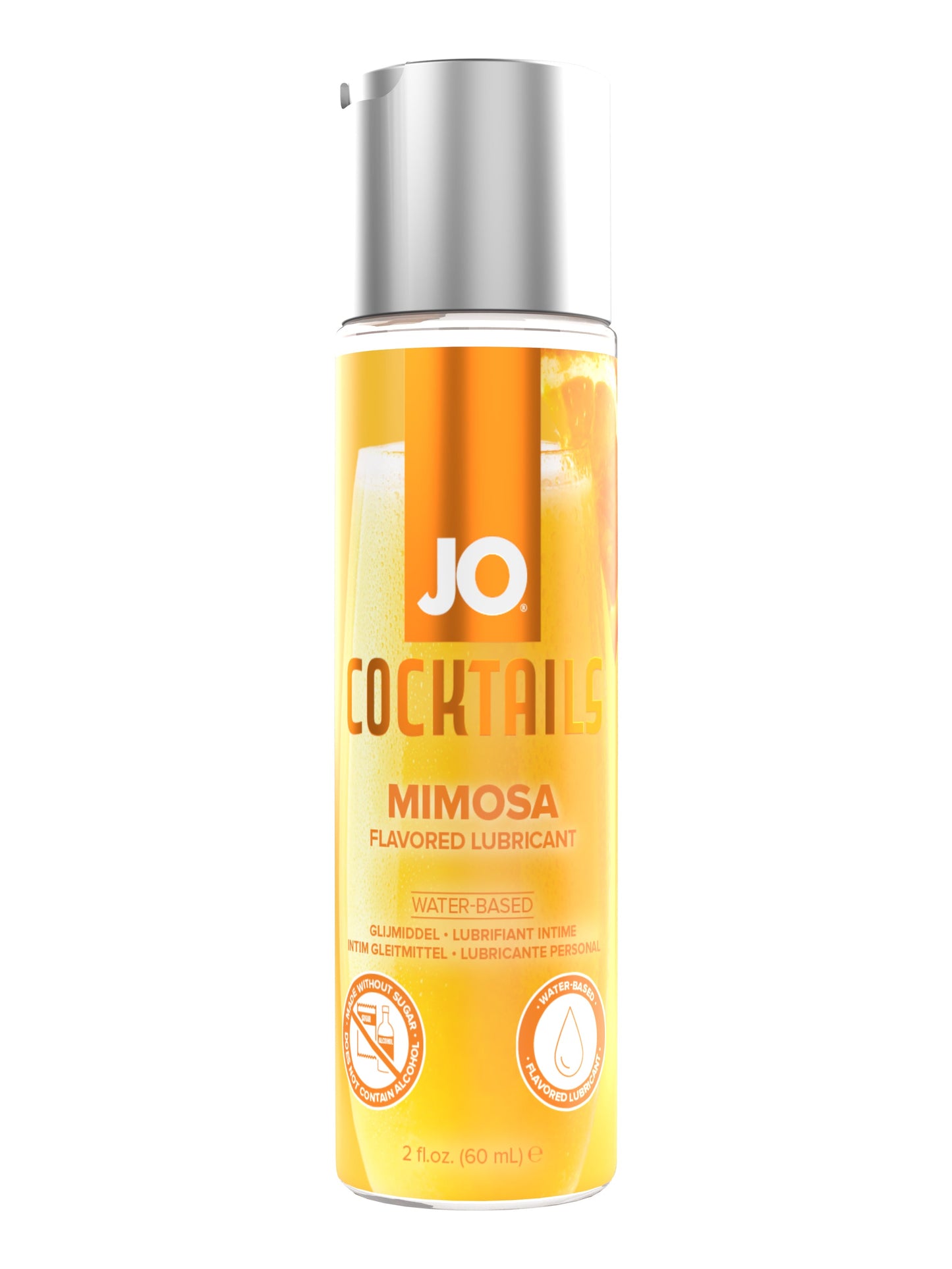 JO Cocktails Mimosa – Rechargeable, Discreet, Intimate Wellness Accessory – Quiet, Rechargeable, Waterproof, Couples & Solo Use, Discreet Intimate Wellness Accessory