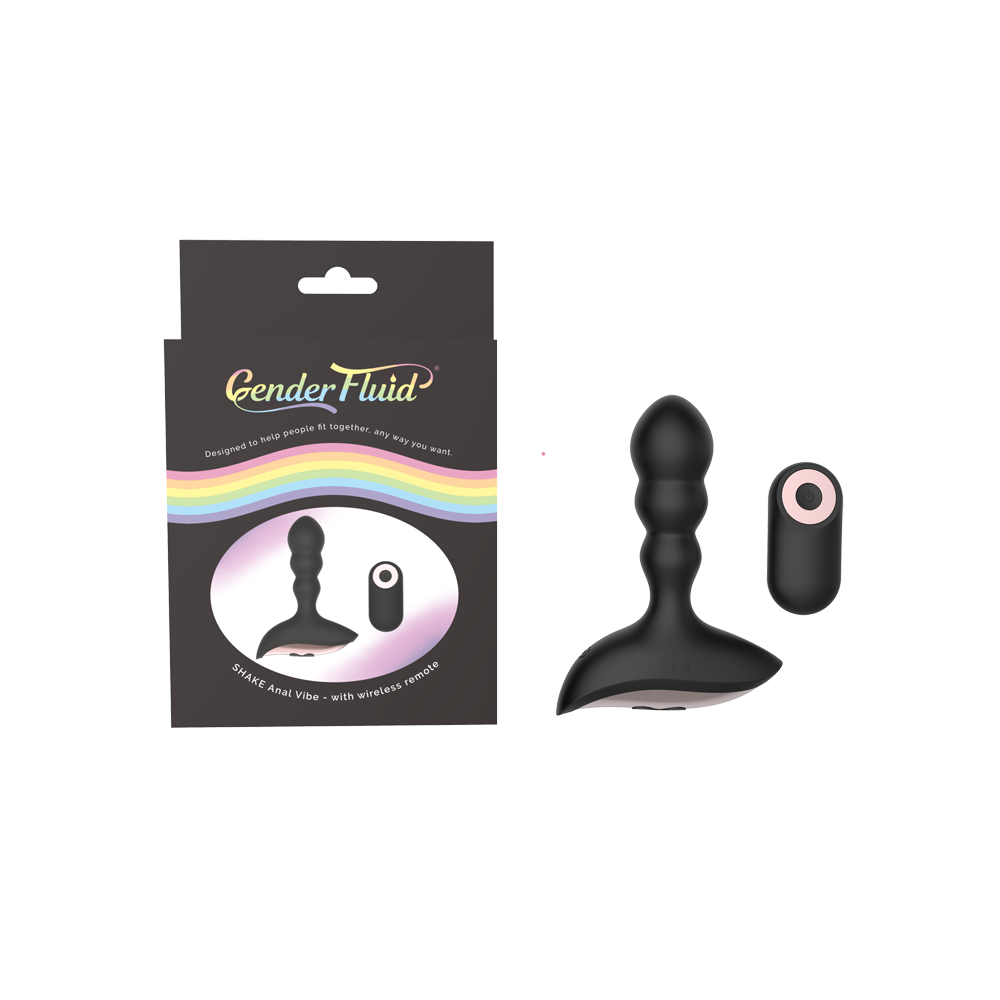 Gender Fluid Shake Remote backdoor Vibe * – Rechargeable, Discreet, Intimate Wellness Accessory – Quiet, Rechargeable, Waterproof, Couples & Solo Use, Discreet Intimate Wellness Accessory