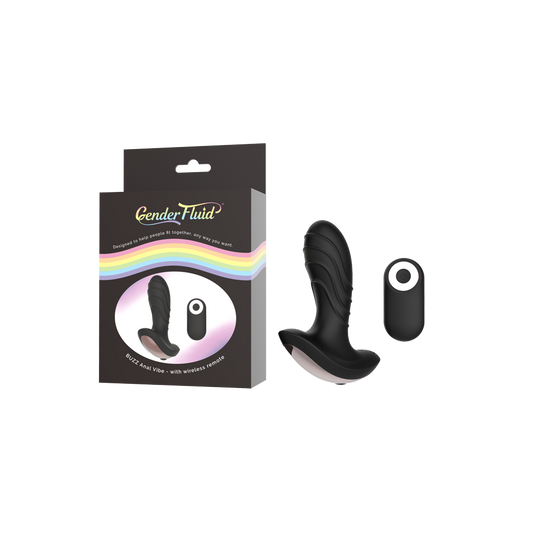 Gender Fluid Buzz Remote backdoor Vibe * – Rechargeable, Discreet, Intimate Wellness Accessory – Quiet, Rechargeable, Waterproof, Couples & Solo Use, Discreet Intimate Wellness Accessory