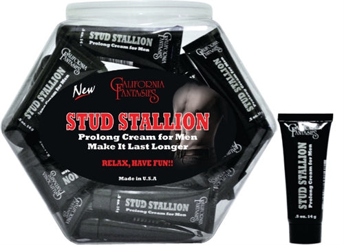 Stud Stallion -36 Count Bowl - 0.5 Oz. Tubes – Rechargeable, Discreet, Intimate Wellness Accessory – Quiet, Rechargeable, Waterproof, Couples & Solo Use, Discreet Intimate Wellness Accessory