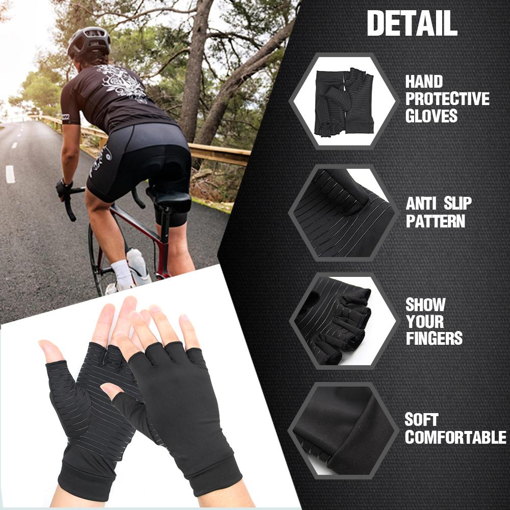 Compression Arthritis Glove Unisex Joint Pain Relief Half Finger Brace – Rechargeable, Discreet, Intimate Wellness Accessory – Quiet, Rechargeable, Waterproof, Couples & Solo Use, Discreet Intimate Wellness Accessory