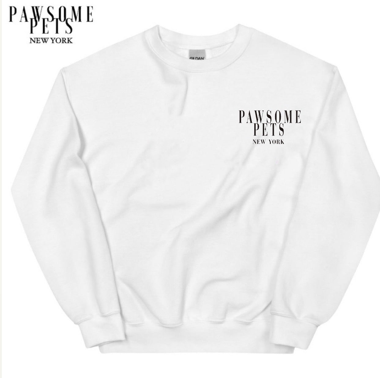 SWEATSHIRT - PAWSOME PETS NEW YORK – Rechargeable, Discreet, Intimate Wellness Accessory – Quiet, Rechargeable, Waterproof, Couples & Solo Use, Discreet Intimate Wellness Accessory