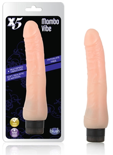 Mambo Vibe - Natural – Rechargeable, Discreet, Intimate Wellness Accessory – Quiet, Rechargeable, Waterproof, Couples & Solo Use, Discreet Intimate Wellness Accessory