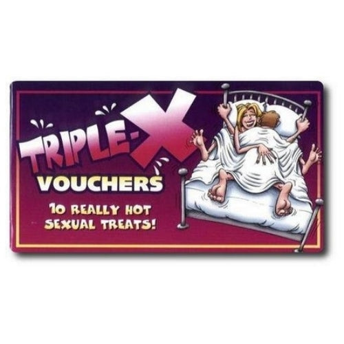 Triple-X Vouchers – Rechargeable, Discreet, Intimate Wellness Accessory – Quiet, Rechargeable, Waterproof, Couples & Solo Use, Discreet Intimate Wellness Accessory