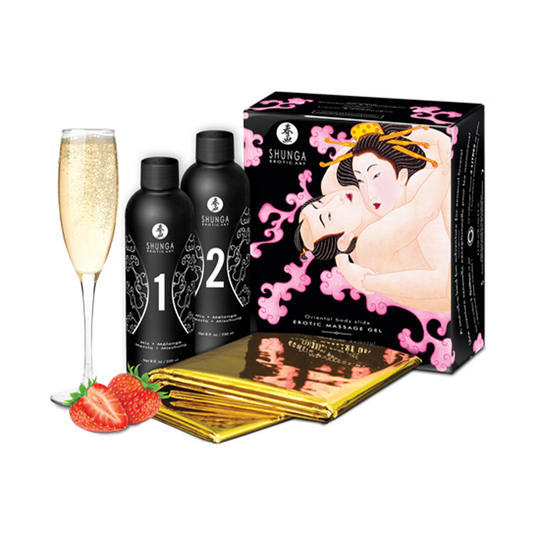Oriental Body-to-Body Massage - Sparkling Strawberry Wine – Rechargeable, Discreet, Intimate Wellness Accessory – Quiet, Rechargeable, Waterproof, Couples & Solo Use, Discreet Intimate Wellness Accessory