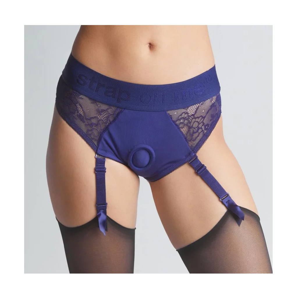 HARNESS intimate apparel DIVA - M - NIGHT BLUE – Rechargeable, Discreet, Intimate Wellness Accessory – Quiet, Rechargeable, Waterproof, Couples & Solo Use, Discreet Intimate Wellness Accessory