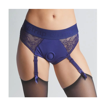 HARNESS intimate apparel DIVA - M - NIGHT BLUE – Rechargeable, Discreet, Intimate Wellness Accessory – Quiet, Rechargeable, Waterproof, Couples & Solo Use, Discreet Intimate Wellness Accessory
