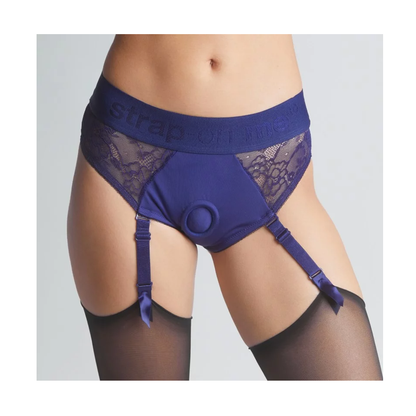 HARNESS intimate apparel DIVA - L - NIGHT BLUE – Rechargeable, Discreet, Intimate Wellness Accessory – Quiet, Rechargeable, Waterproof, Couples & Solo Use, Discreet Intimate Wellness Accessory