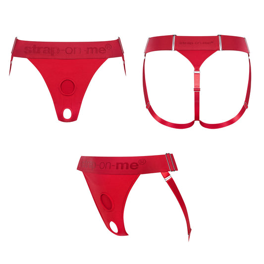 HARNESS intimate apparel UNIQUE - ONE SIZE - RED – Rechargeable, Discreet, Intimate Wellness Accessory – Quiet, Rechargeable, Waterproof, Couples & Solo Use, Discreet Intimate Wellness Accessory