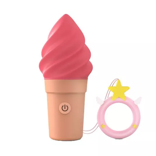 CAND'ICE - RASPBERRY JOLLY – Rechargeable, Discreet, Intimate Wellness Accessory – Quiet, Rechargeable, Waterproof, Couples & Solo Use, Discreet Intimate Wellness Accessory